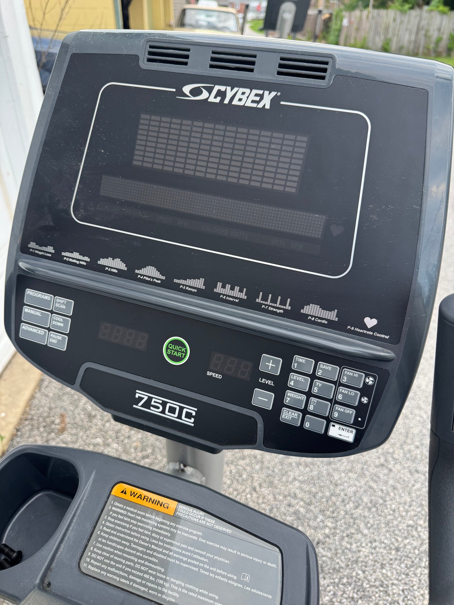 Cybex 750C Upright Bike