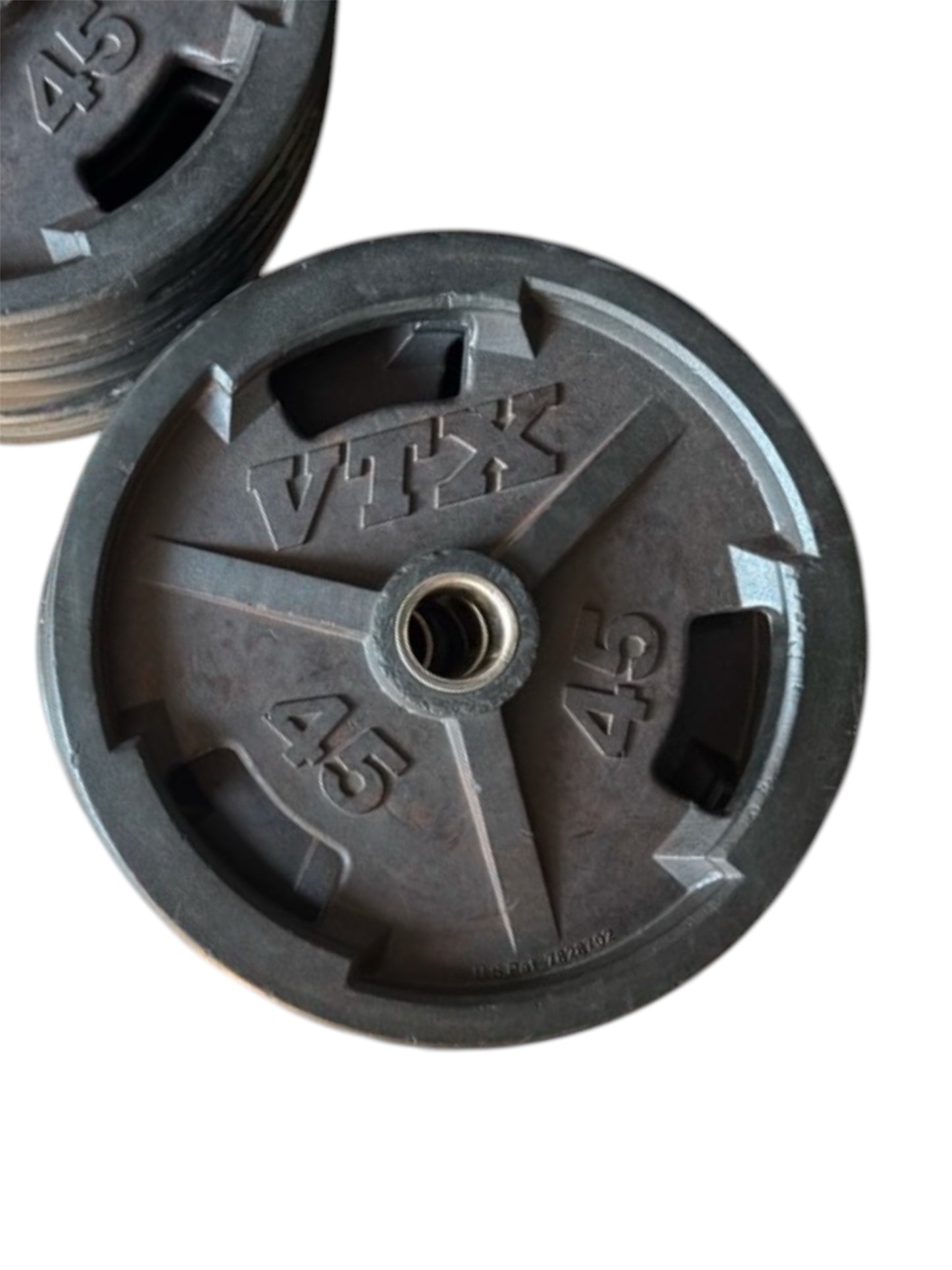 Troy Fitness VTX Rubber Grip Plate 45lb Olympic Plate