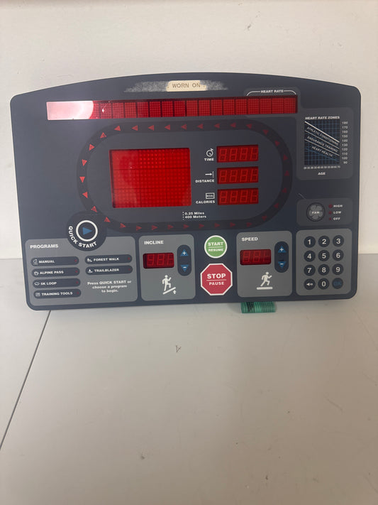 Star Trac 7600 Console Display W/ Board
