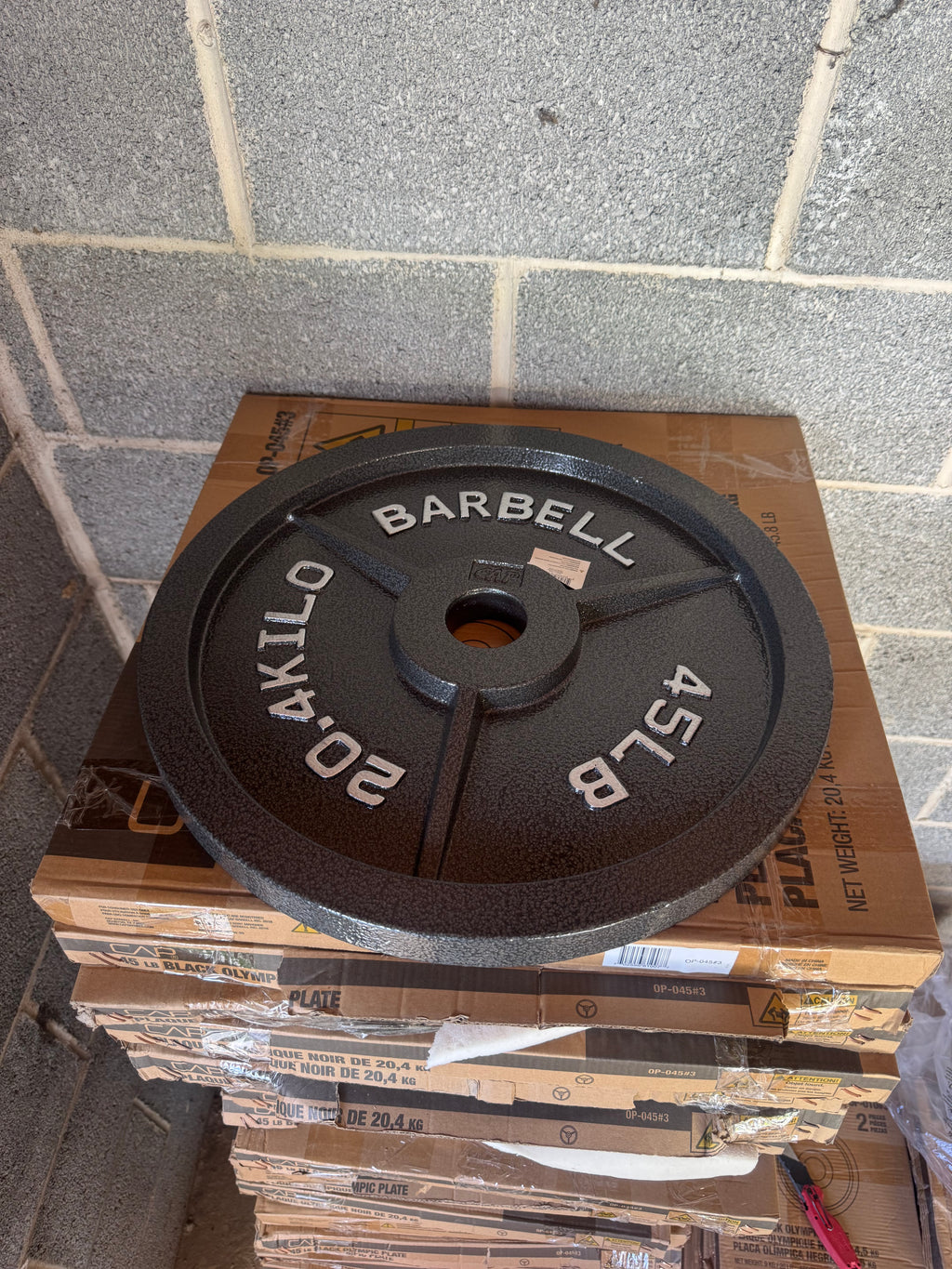 CAP Barbell 45lb Cast Iron Olympic Plate
