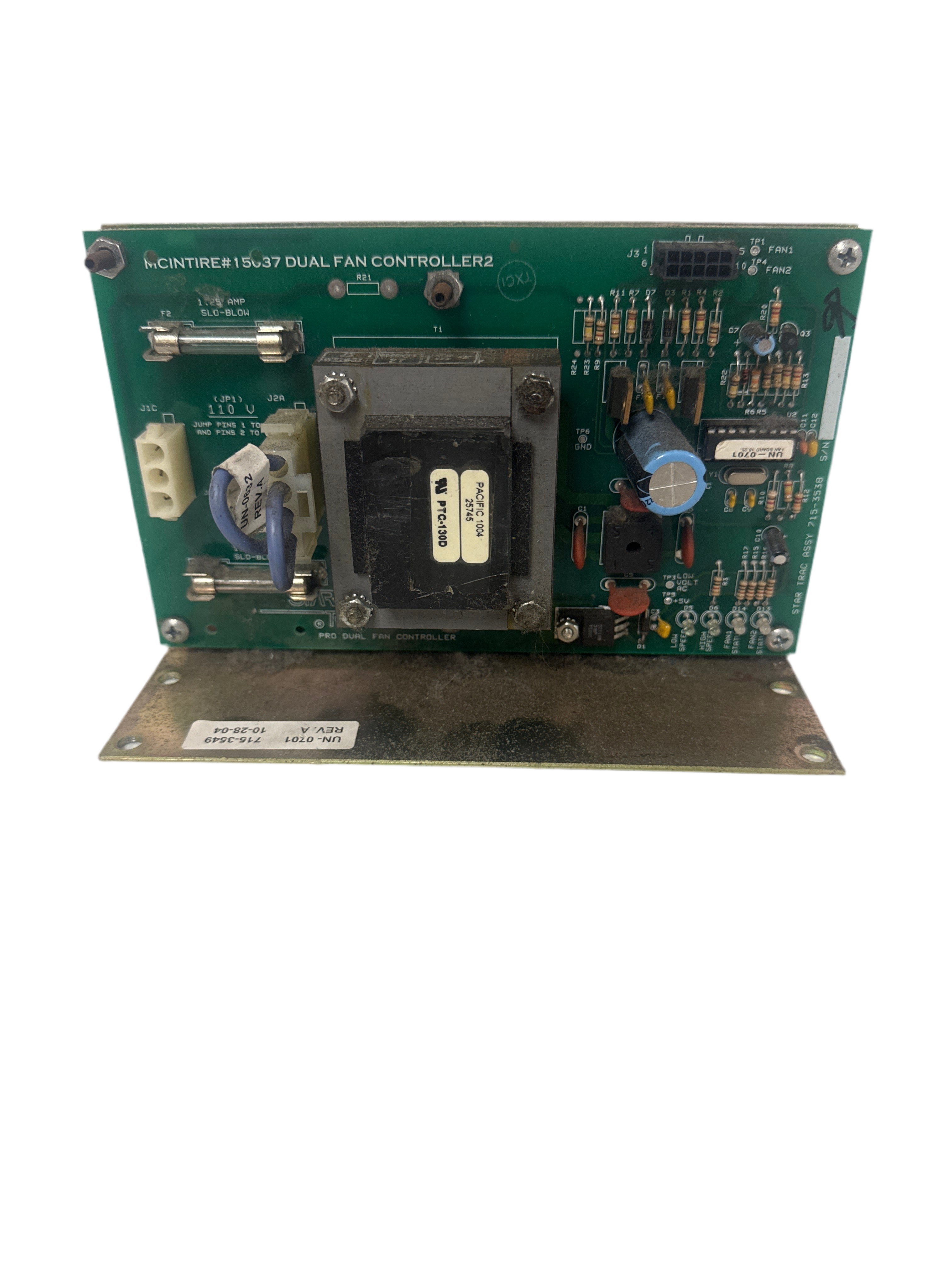 Star Trac Dual Fan Control Board – OEM (Used)