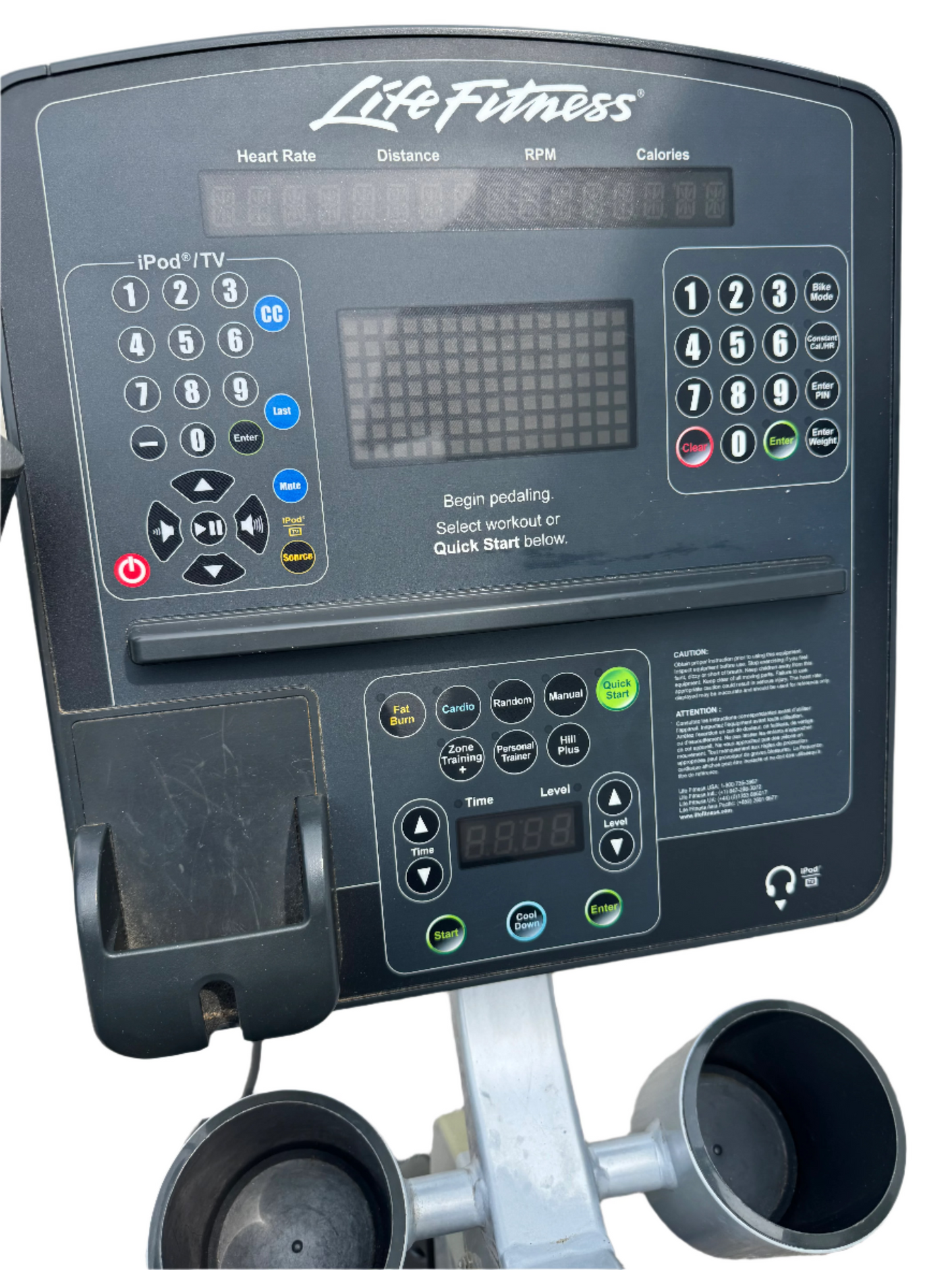 Life Fitness CLSC Upright Bike (Mechanically Refurbished)