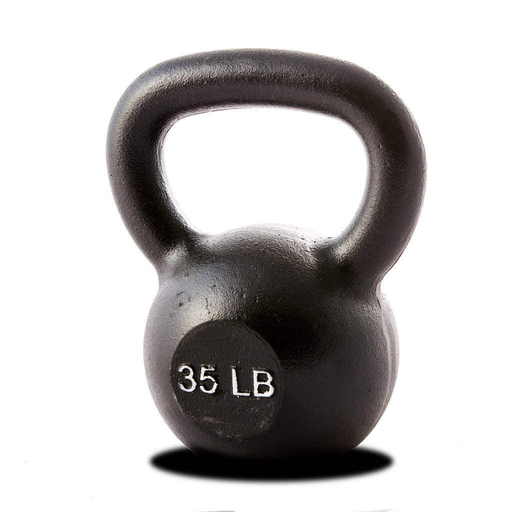 York Barbell Kettlebell Rack With 5-80lb Kettlebell Set